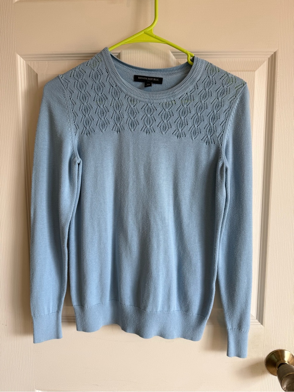 Banana Republic Soft Pastel Blue Crewneck Sweater XS